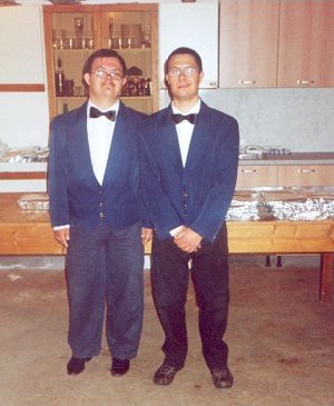 Gianni e Daniele perfetti camerieri