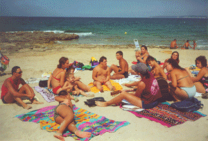 Campo scuola 2000 - Un momento di relax al mare