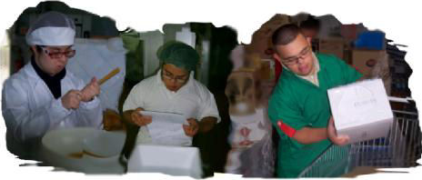 Foto di ragazzi al lavoro